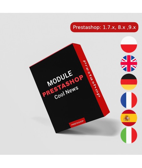 Cool News – Moduł bloga i newsów z SEO dla PrestaShop 1.7–9